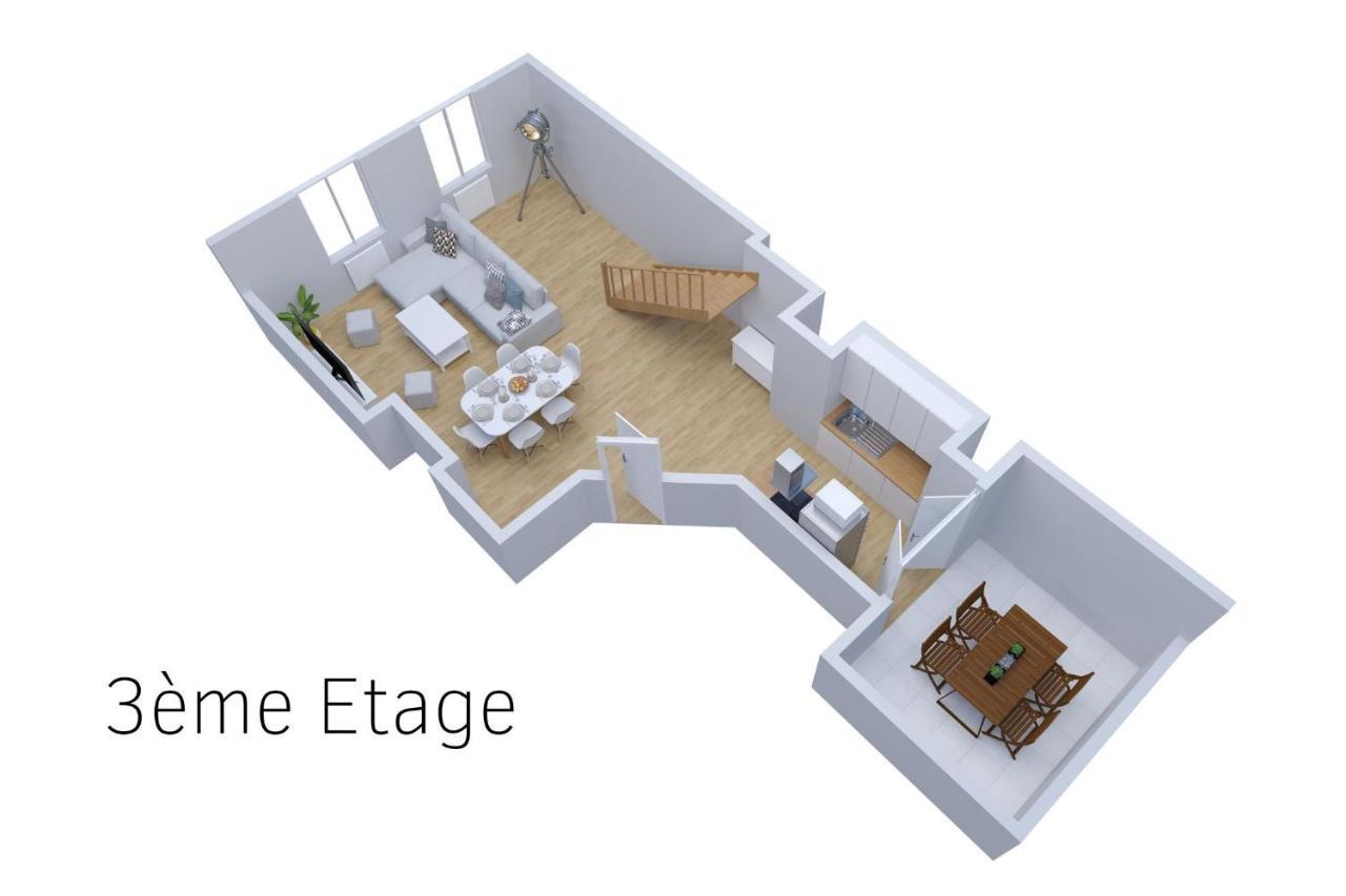 Le Double Pirou # 2 Appartements # Halte Auvergne Thiers Exterior foto